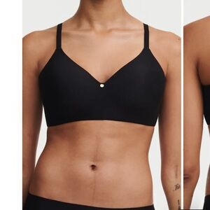 NWOT CHANTELLE C Jolie Wireless Full Coverage T-Shirt Bra 34DD Black #13BQ9